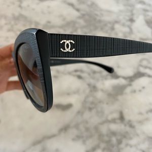 Chanel cat eye sunglasses